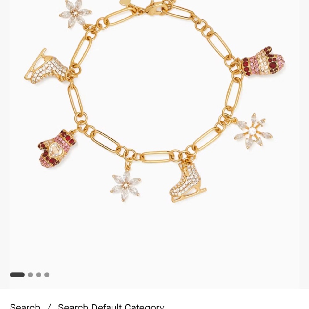 Kate Spade snow flake Charm Bracelet (84)